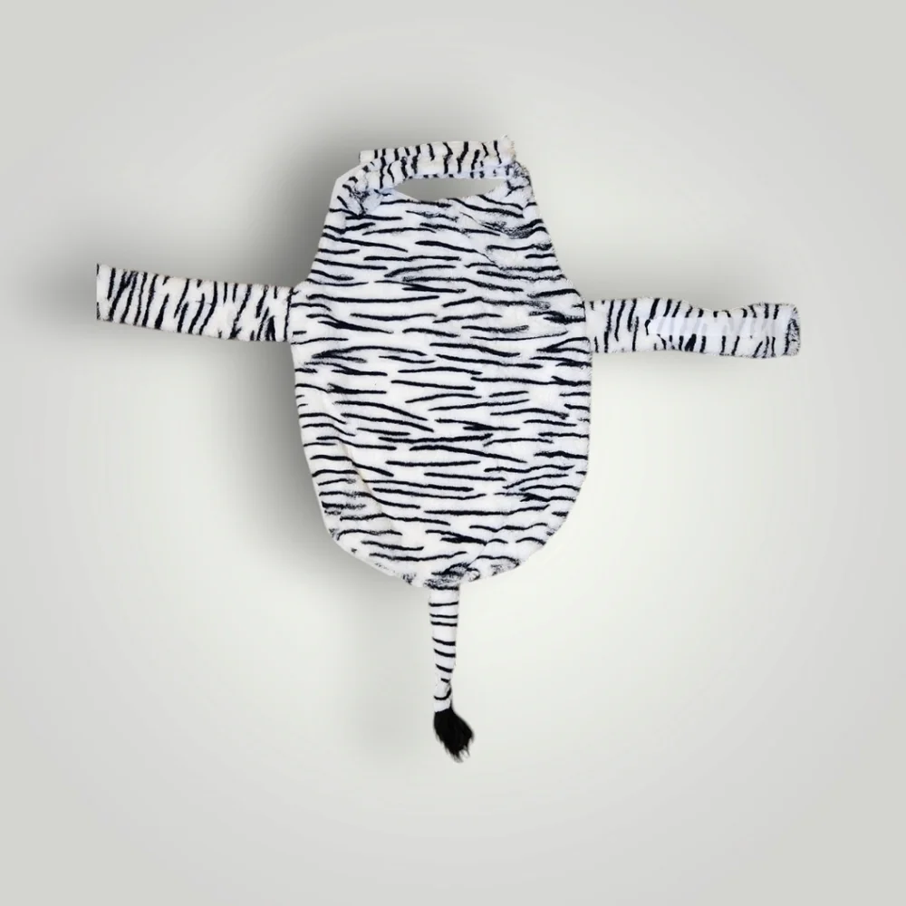 Zebra dog halloween costume clothes size L